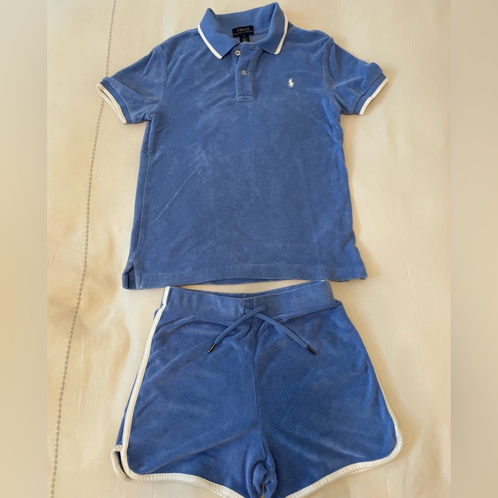 Polo by Ralph Lauren Blue Kids Matching Set